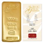1kg gram lbma au999.9 public gold