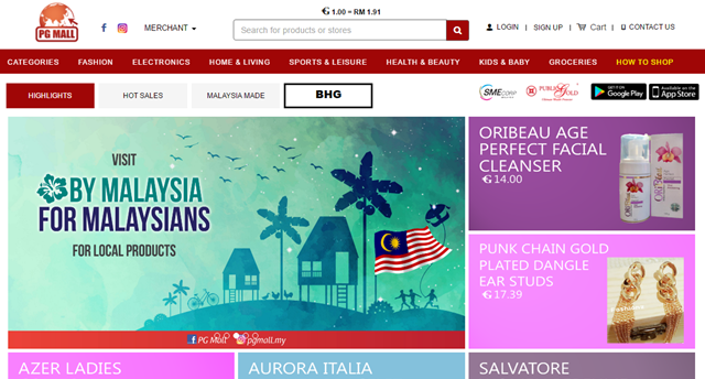 PG Mall online shopping malaysia