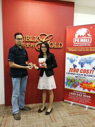 Menang emas 0.5gram untuk kempen Weekly Lucky Draw