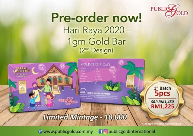 emas 1 gram public gold edisi raya 2020 rekaan kedua