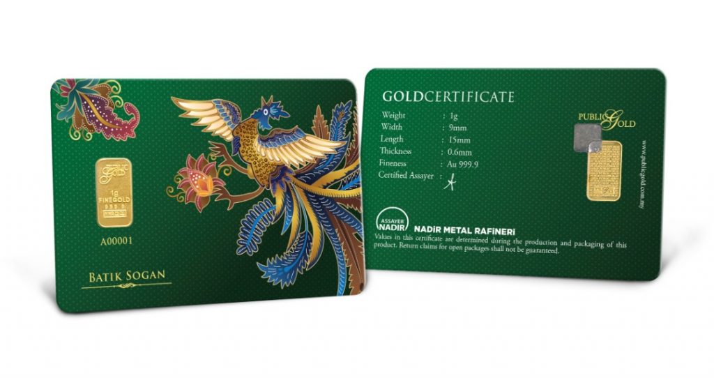 public gold gold bar batik sogan