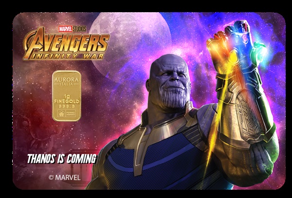 gold bar thanos marvel