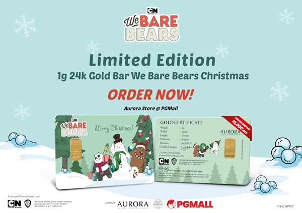 1 gram gold bar We Bare Bears