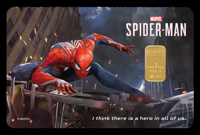 bar emas 1g spiderman