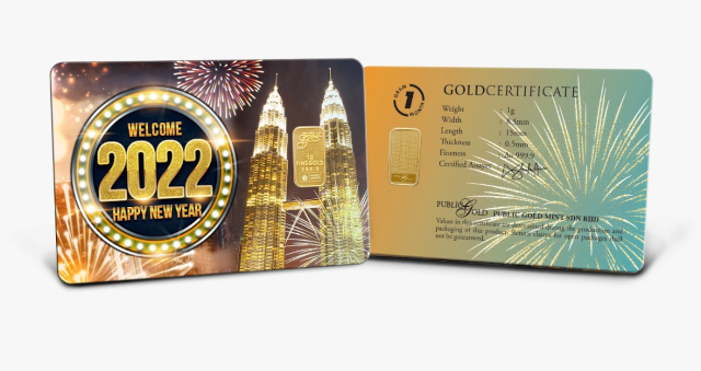 bar emas public gold tahun baru 2022