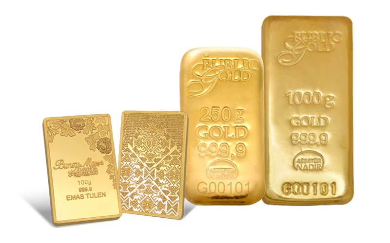 produk emas keluaran public gold