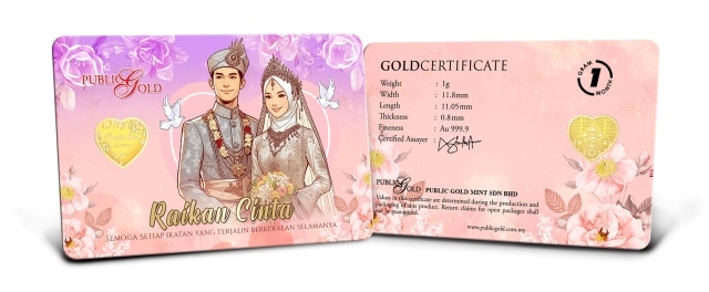 public gold raikan cinta