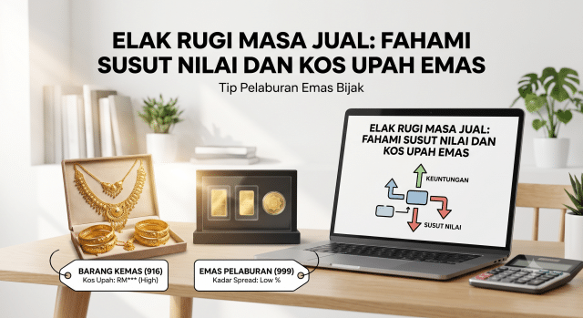 ELAK RUGI MASA JUAL FAHAMI SUSUT NILAI DAN KOS UPAH EMAS