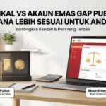 emas fizikal vs akaun emas