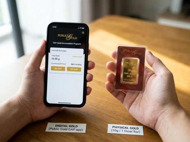emas fizikal vs emas digital