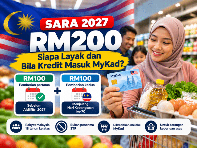 SARA 2027 RM200 bantuan MADANI melalui MyKad Malaysia